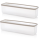 thumbnail image 1 of Refrigerador hermético/recipiente de Pasta de almacenamiento de fideos de despensa para Pasta caja de Pasta Horizontal de plástico transparente Rectangular Adepaton CPB-DE-WX449-3, 1 of 5