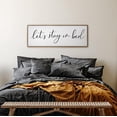 thumbnail image 3 of Wall Posters Lets Stay In Bed Poster Wall Decor Prints Painting Picture Artwork Home Bedroom Christian Decoration No Frame, 3 of 6
