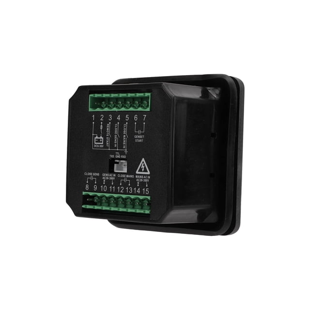 Generator Controller, Panel Keys Control Easy To Install Genset Control Module AC30-300V IP54 Protection For Industry