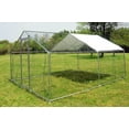 thumbnail image 2 of Walnest 13x10 ft  Metal Large Chicken Coop,Walk-in Backyard Hen House Run Poultry Rabbit Large Cage, 2 of 10