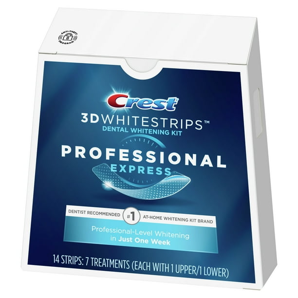 Crest 3D Whitestrips Professional Express Teeth Whitening ...