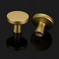 thumbnail image 3 of YIHATA 6 Pack Brass Parow Kitchen Cabinet Knobs or Drawer Knobs,Cabinet Hardware（Gold）, 3 of 7