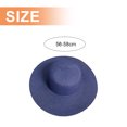 thumbnail image 2 of Circunferencia del sombrero de 56-58 cm, sombrero para el sol de ala grande, sombrero de verano, sombrero de playa con protección solar para mujer, sombrero para el sol, puede ser DIY, 2 of 5