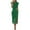 #286-Green, variant on n Women's Solid Spring Fall Dress - Round Neck with Pockets, Elegant Office Work Party Banquet Dress, A-Line Formal Midi Dress for Commuting Daily Wear and Special Occasions