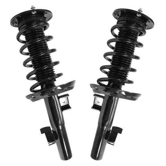 Detroit Axle - 2 Front Struts for 2011-2019 Volvo S60, 2015-2019 V60, Struts with Coil Spring Assembly 2012 2013 2014 2015 2016 2017 2018 Replacement Quick Complete Struts Suspension