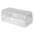 thumbnail image 1 of Weatherproof Electrical Box Outdoor Waterproof Enclosure Plastic Box Electronic Cable Management Box With Lock For Protect Plug White, 1 of 6