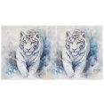 thumbnail image 2 of Tiger in Blue Hardcover 3 Ring Binder 1.5 inch Round Rings with Interior Pockets Binders Organizer Office School 1 Pack, 2 of 9