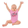 thumbnail image 3 of Christmas Mistletoe Be Merry Yall Bodysuit Jumper Girls Infant Baby Brisco Brands 12M, 3 of 6