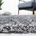 thumbnail image 5 of SAFAVIEH Charlotte Solid Plush Shag Area Rug, Grey, 8' x 10', 5 of 8
