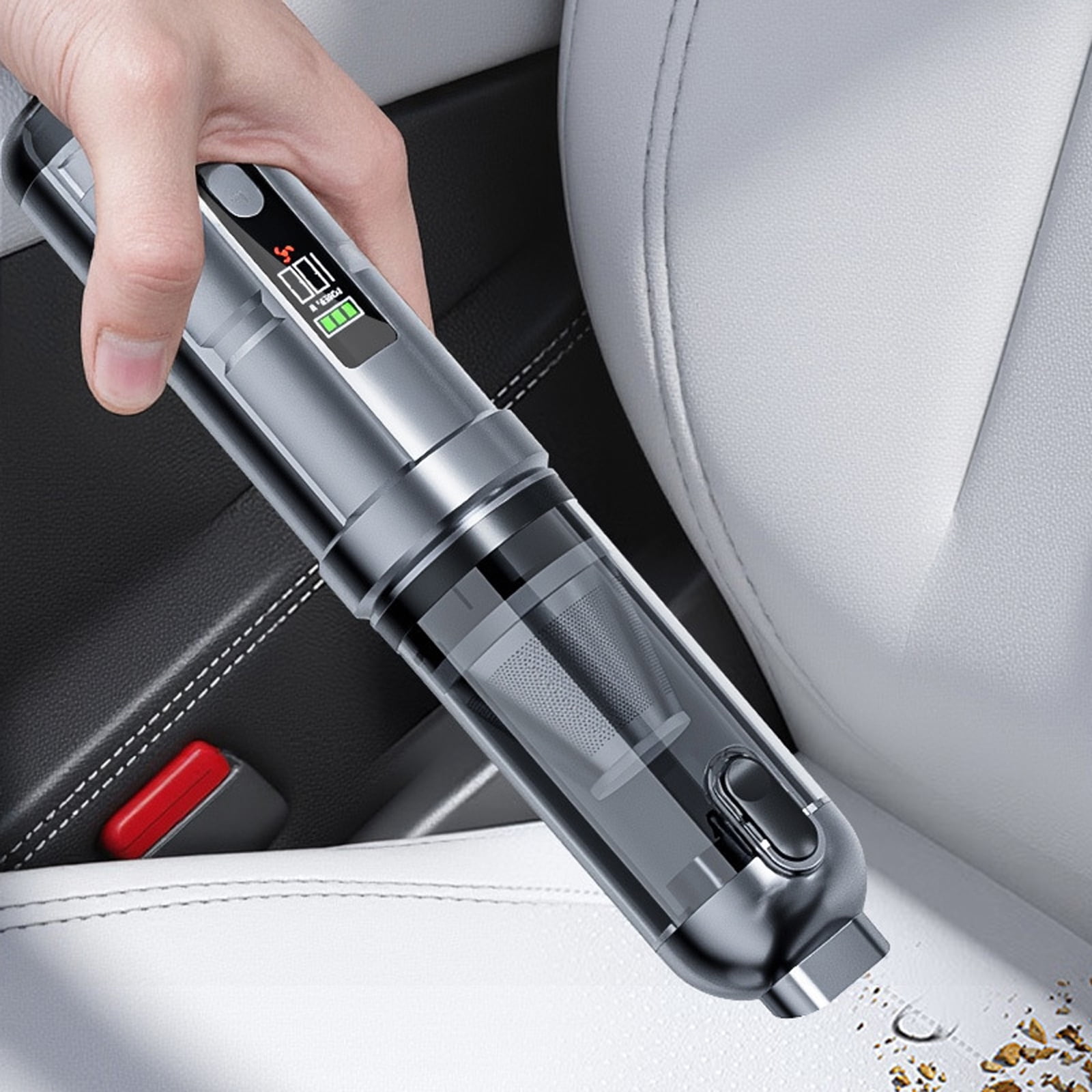 Auto Interior Vacuum Air Blower Compressed Air Duster Keyboard Cleaner for Car Interior Handheld Cordless Cleaners