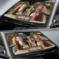 thumbnail image 4 of Horses Right Hand Drive Custom Name Car Sun Shade Cover Auto Windshield, 4 of 4