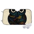 thumbnail image 2 of Lsque Owl with Mandala Car Windshield Sun Shade | Accordion Folding Style Auto Shade for Car Truck SUV Van | Blocks UV Rays Sun Visor Protector | Medium, 2 of 7