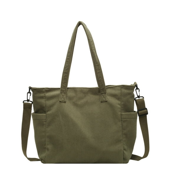 New Velvet Tote Bag for Women, High-capacity Student Commuting Bag, Single-shoulder Tote Bag for Class, Minimalist Office Crossbody Bag