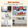 thumbnail image 6 of FBASport 4 Pcs Flexible PVC Frames for Diamond Art, for 30*40 cm Diamond Painting (Need Trimming) , for 10x14inch Picture, Not Wood Frame, Self-Adhesive Magnetic Frame for Home Decor Wall Door(Black), 6 of 7