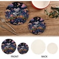 thumbnail image 4 of Coolnut Koalas Rainbow Round Woven Potholders Set Trivets for Hot Dishe Heat Resistant Non-Slip Trivets for Cooking and Baking Kitchen Home Decor, 4 of 7