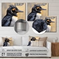 thumbnail image 4 of Designart "Penguins with Grace III" Animals Metal Wall Decor, 4 of 5