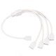 thumbnail image 1 of Divisor de cable argb, 1 a 4 hírra a hurbra 5 v 3 pines rgb cable de extensión divisor para chasis de computeradora enfriador de cpu y ventilador argb de 5 v, 1 of 7