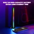 Jrocdr RGB Voice Activated Light Bar Wireless Voice Activated Light Bar