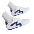thumbnail image 3 of XIMIN Womens Casual Low Top Fashion Retro Court Sneakers Lace-up Athletic Classic Shoes with Tennis Inspired Fashion Details Canvas Running Hiking Sneakers, 3 of 8