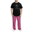 thumbnail image 5 of CafePress - Skeleton Playing Hockey Facing - Men's Dark Loose Fit Cotton Pajama Set, 5 of 7