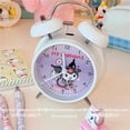 thumbnail image 4 of Sanrio-reloj despertador silencioso con forma de corazón para dormitorio, dispositivo con alarma de Hello Kitty, Cinnamorol, para mesita de noche, para chica, Kuromi My Melody, 4 of 4
