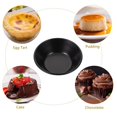 thumbnail image 2 of 4 Pcs Egg Tart Mold Bread Baking Mould Mini Loaf Pans Pie Muffin Tins, 2 of 6