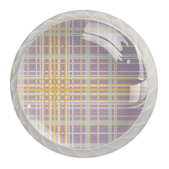 4 Pcs Lattice Knobs for Kitchen Cabinet Cupboard Dresser Bookcase Drawer Pulls Handles Round Home Decor