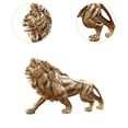 thumbnail image 6 of CoudarTitie Lion Statue Collection Decoration Resin Figurine for Fireplace Indoor Office, 6 of 9