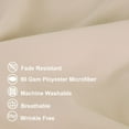 thumbnail image 3 of Set of 2 Body Pillow Cover Long Soft Pillow Case for Body Pillows Khaki 20"x72", 3 of 7