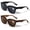 1 Black 1 Tortoise, variant on 2 Pairs Women Bold Oversize Outdoor Reading Sunglasses - NOT BIFOCAL - Tinted Readers UV400 +1.50