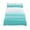 Teal, variant on 3 Piece Twin Sheet Set Navy Blue Ombre Sheets Set for Twin Size Bed, Breathable Soft Microfiber Bed Sheets Cooling Modern Abstract Art Blue White Striped Fitted Sheet Deep Pocket, Pillowcases