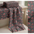 thumbnail image 6 of Soimoi Gray Cotton Poplin Fabric Leaves & Ranunculus Floral Fabric Prints By Yard 56 Inch Wide, 6 of 7