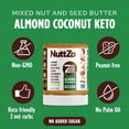 thumbnail image 2 of NuttZo Almond Coconut Crunch Nut Butter, 7 Peanut Butter Spread, Plant-Based, No Palm Oil, 12 oz Jar, 2 of 6
