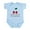 Sky Blue, variant on CafePress - Doubly Sweet Cherry Twin Onesie - Baby Light Bodysuit, Size Newborn - 24 Months