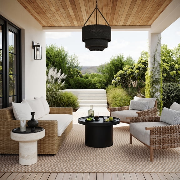 nuLOOM Isavelle Modern Chevron Indoor/Outdoor Area Rug, 8' x 10', Isavelle Brown