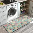 thumbnail image 3 of Golden Retriever Dog and Flowers Kitchen Rug Mat,Kitchen Runner Rugs Non Skid Washable,Decorative Kitchen Floor Mats for Kitchen,Sink,Laundry,17"x47.2", 3 of 7