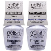 Gelish Structure Clear Nail Strengthener 0.5 oz - Pack of 2