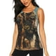 thumbnail image 1 of Fotbe desert Man Shepherd Dog Blusas Sin Mangas para Mujer – Estilo Casual, Corte Suelto, Slim-Fit, Cuello Redondo Deportivo, Tops de Verano para Gimnasio y Yoga-Small, 1 of 7