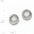 thumbnail image 1 of Sterling Silver Rhodium-plated Satin Finish Post Earrings QE8577, 1 of 2