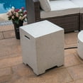 thumbnail image 7 of VENTOPYR Outdoor 16-inch Hideaway Tank Table for Gas Fire Pits, Concrete 20lb Propane Tank Cover, 7 of 7