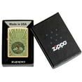 thumbnail image 2 of Zippo Fusion Tree of Life Design High Polish Brass Pocket Lighter, 2 of 6