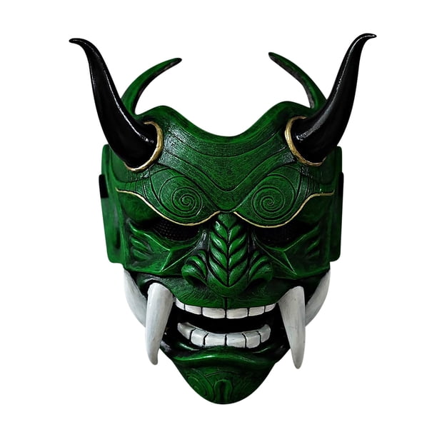 Disfraz de Halloween Japonés Fiudx Warriormask Terror Scary Tamaño Medio
