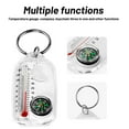 thumbnail image 4 of Outdoor Mountaineering Buckle Compass & Thermometer Keychain - Portable, Durable & Accurate, 4 of 7