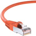thumbnail image 2 of InstallerParts Ethernet Cable CAT5E Cable Shielded (FTP) Booted 50 FT - Green - Professional Series - 1Gigabit/Sec Network/Internet Cable, 350MHZ, 2 of 3
