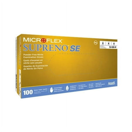 Supreno SE SU-690-XL Disposable Nitrile Gloves, Violet, Powder Free, XL, 100pk