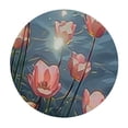 thumbnail image 4 of PIKWEEK Outdoor Fitted Tulip Aesthetic Nature Round Tablecloth White, 4 of 8
