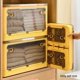 thumbnail image 5 of Caja de Almacenamiento Plegable con Ruedas, Gran Capacidad, Transparente, Apilable, Impermeable, para Usar en Armarios y Organizar el Hogar B, 5 of 5