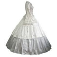 thumbnail image 2 of UPPADA Plus Size Victorian Dress for Women Lace Up Flare Sleeve Ball Gown with Corset Evening Party Maxi Gowns Vintage Cocktail Dress Wedding Dresses Pallets for, 2 of 8