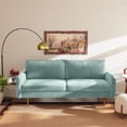 thumbnail image 6 of Enor Furniture Casey 70" Upholstered Modern Velvet Sofa in Green, 6 of 8