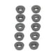 thumbnail image 2 of Insertos de fresado CNC, 10 piezas Insertos de carburo de carburo con revestimiento negro Insertos de corte de torno Claridad notable, 2 of 14